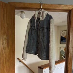 Maurices Blue and White Jean Jacket